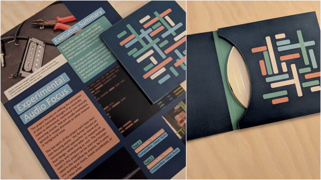 Brochure of the project including artwork