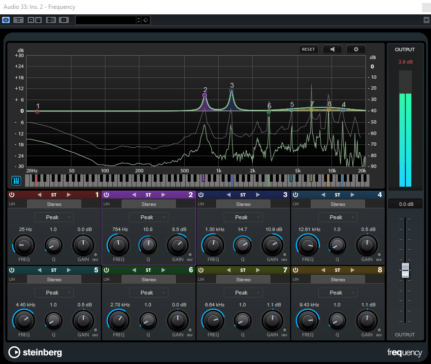Overtone repitching