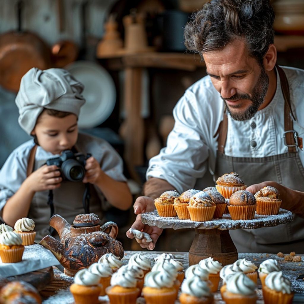 father-son-baking-together